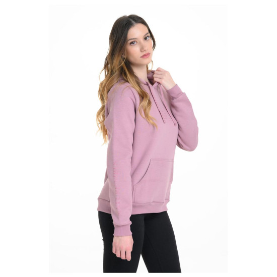 Target Γυναικείο φούτερ Sleeve Print Fleece Hoodie ''Vibes''